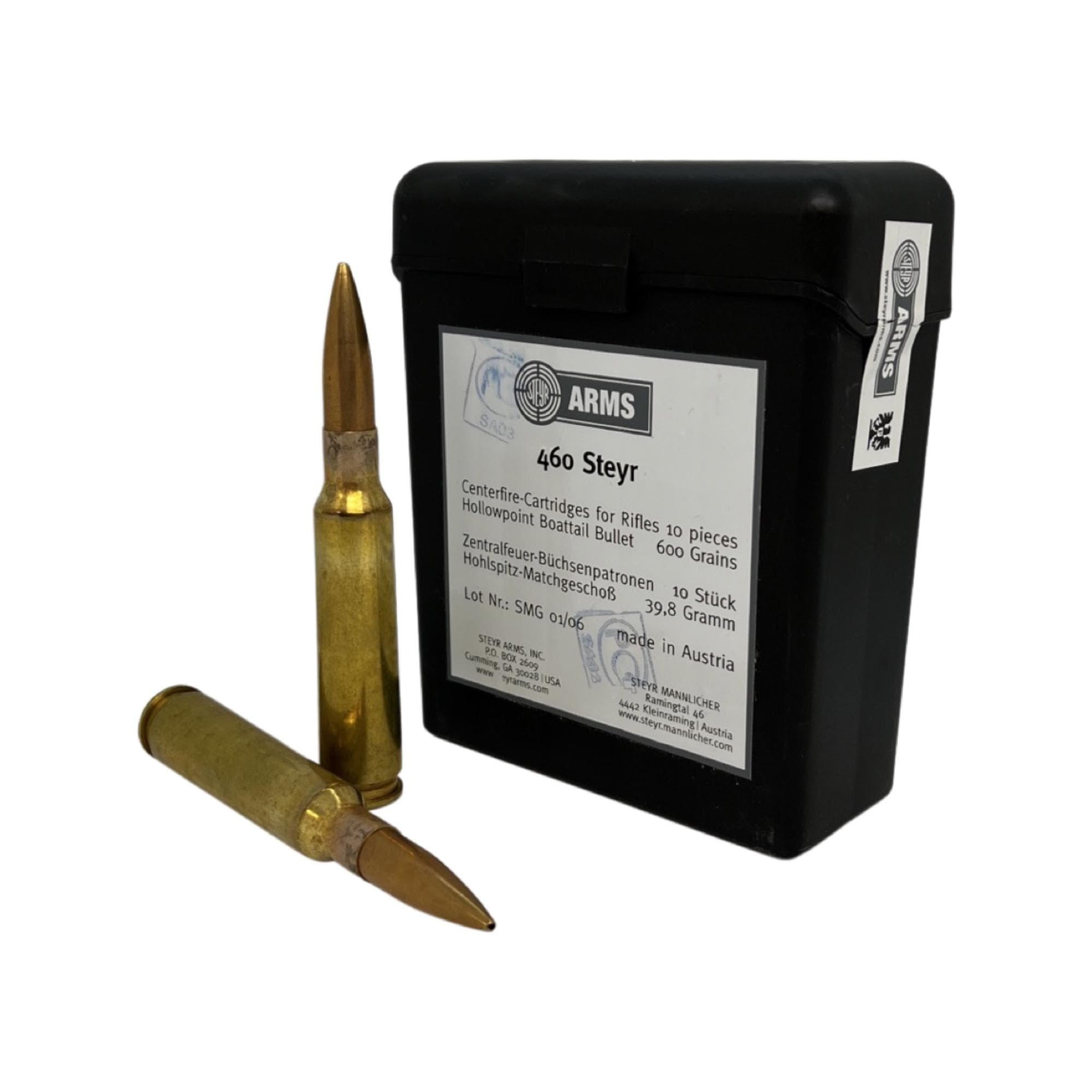 Патрон 460 Steyr Mannlicher - фото 1