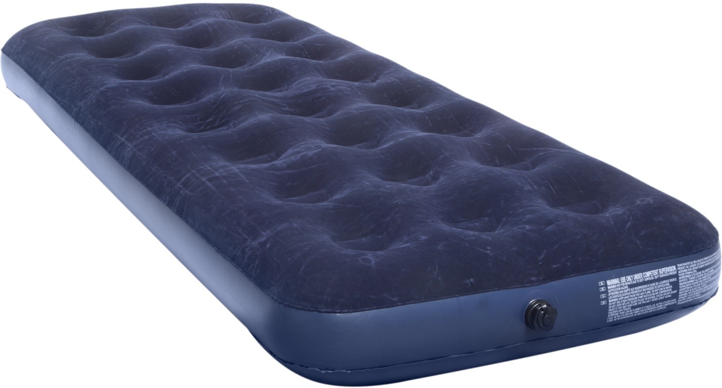 Кровать Relax Flocked air bed single 191х73х22 синий - фото 1