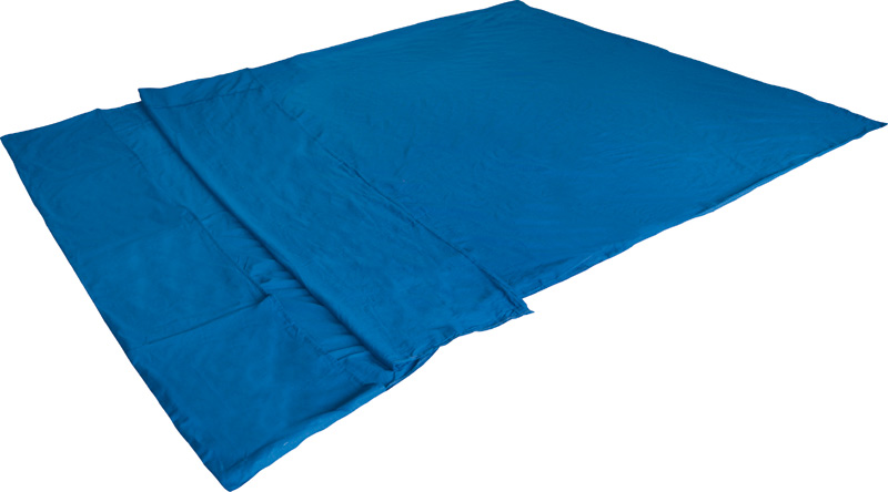 Вставка High Peak в мешок спальный Cotton Inlett Double синий 225х180см  - фото 1