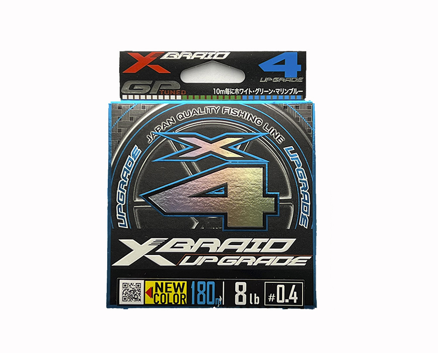 Шнур YGK X-Braid Upgrade X4 180м PE 0,4 8lb 3 colored - фото 1