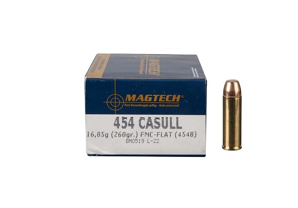 Патрон 454Casull Magtech 16,8 СBС FMC-Flat - фото 1