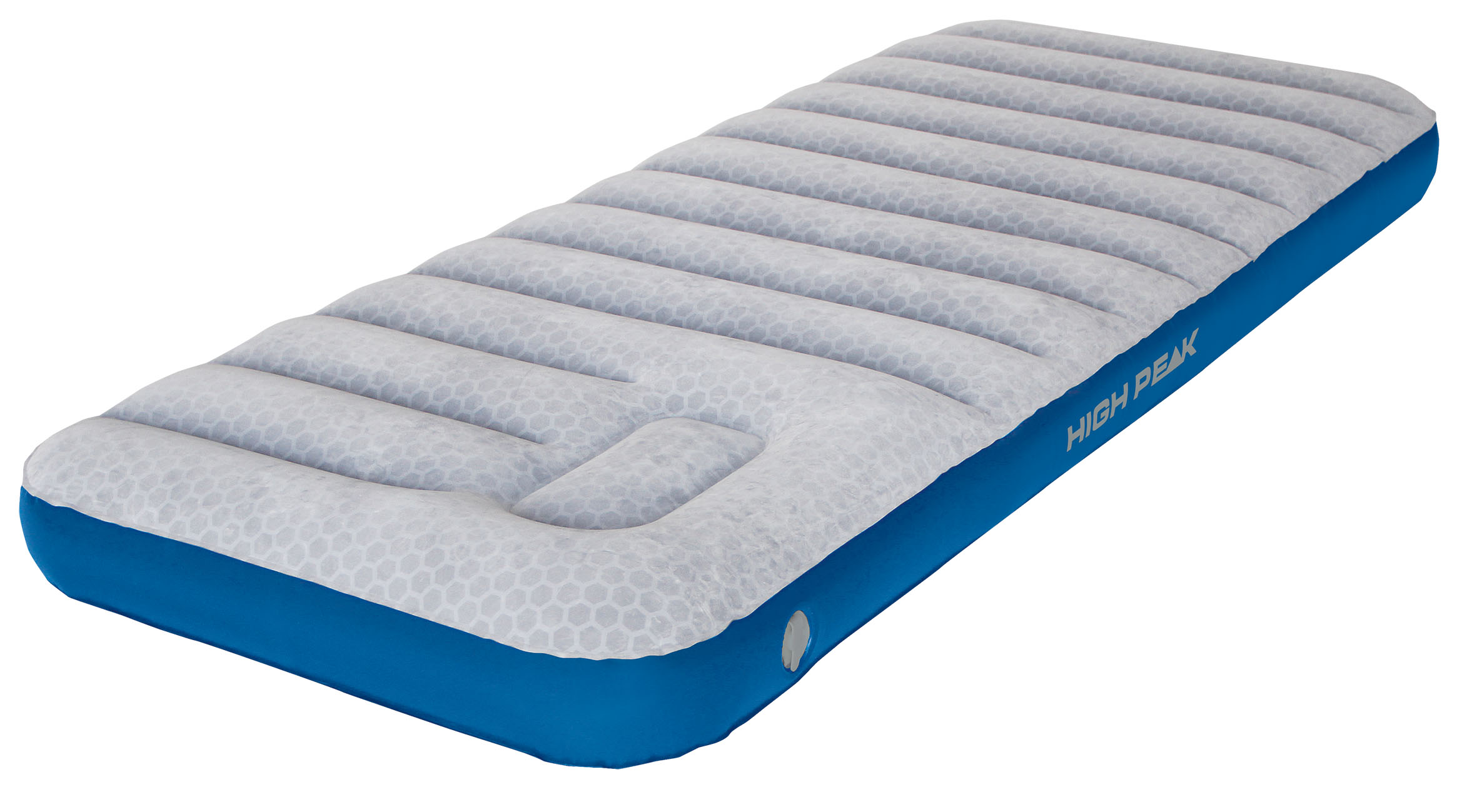 Матрас надувной High Peak Air bed cross beam single extra long light grey/blue - фото 1