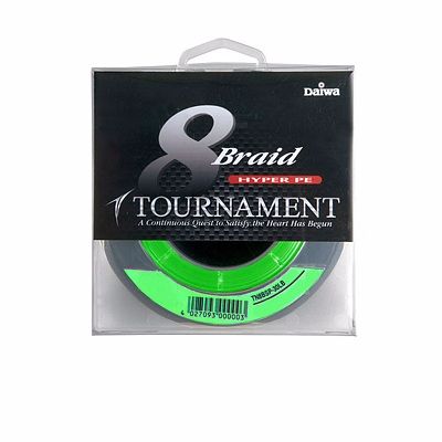 Шнур Daiwa Tournament 8хBraid Chartreuse 135м 0.10мм - фото 1