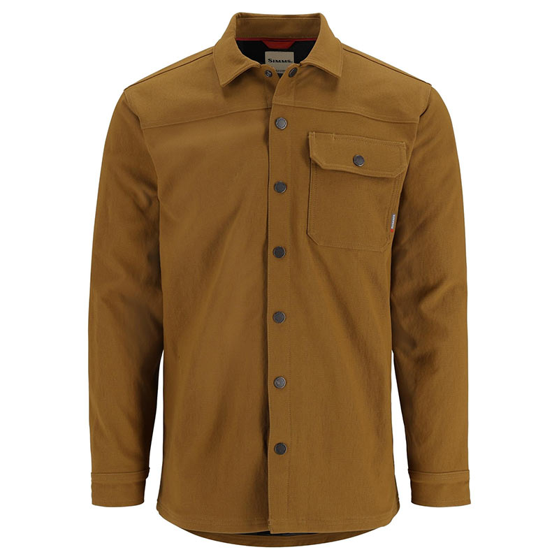 Рубашка Simms Gallatin Chore Coat Bronzeback  - фото 1