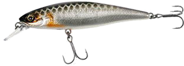 Воблер Jackall Squad Minnow 80 hI silver & black - фото 1