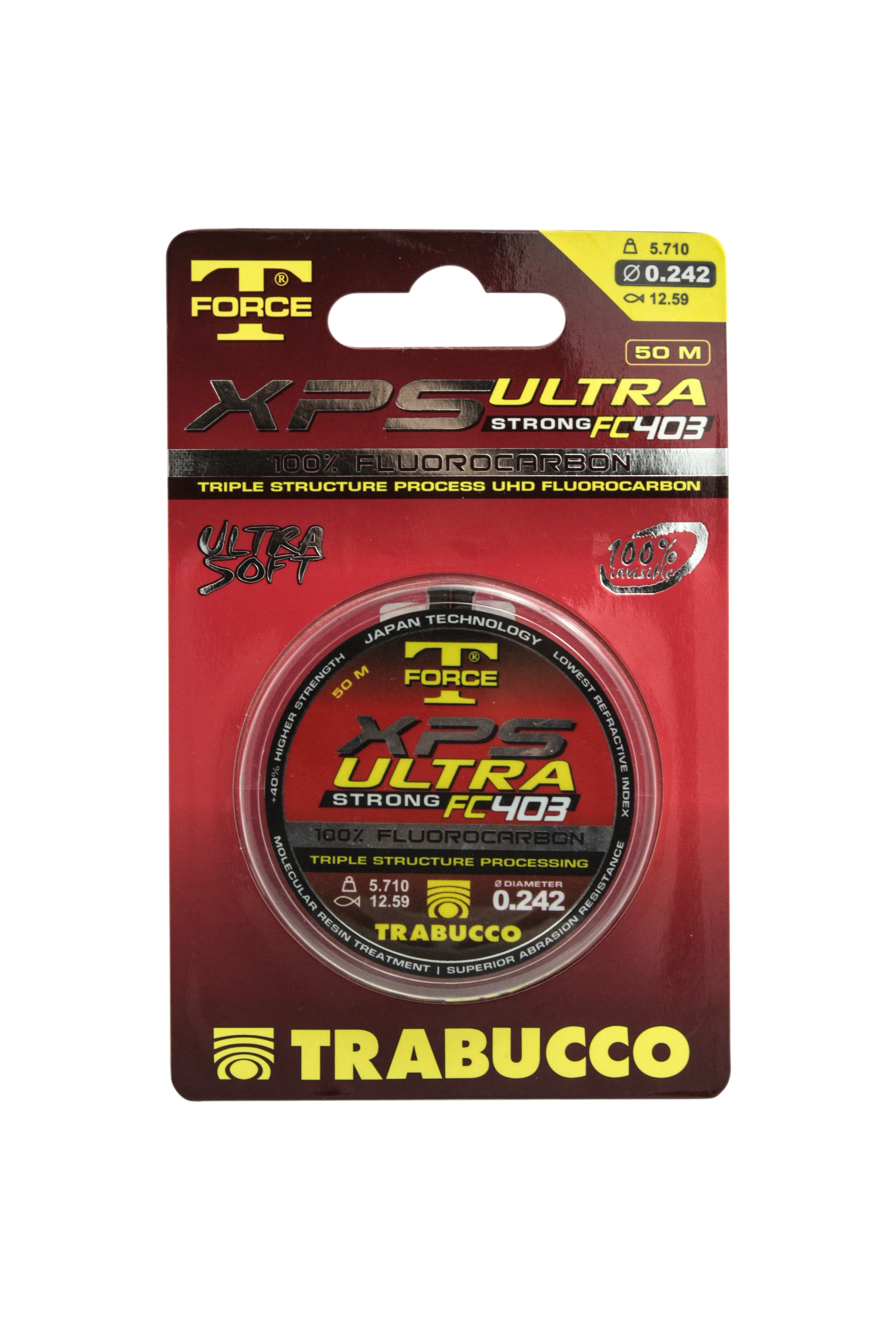 Леска Trabucco T-force ultra strong FC403 50м 0.240мм - фото 1