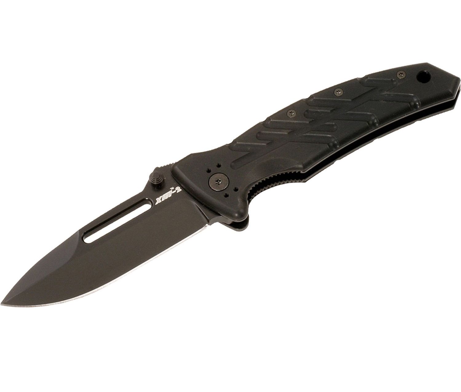 Нож Ontario XM-2T Slim Line Black Plain Edge складной сталь