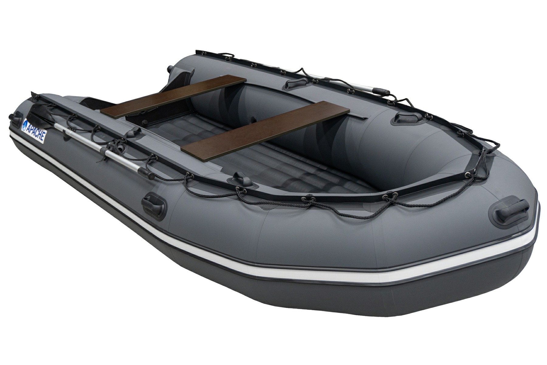 Лодка Мастер лодок Apache 3900 НДНД графит - фото 1