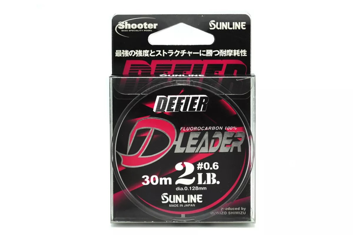 Леска Sunline Shooter Defier D-Leader 0,128мм 1,0кг/2lb 30м Clear - фото 1