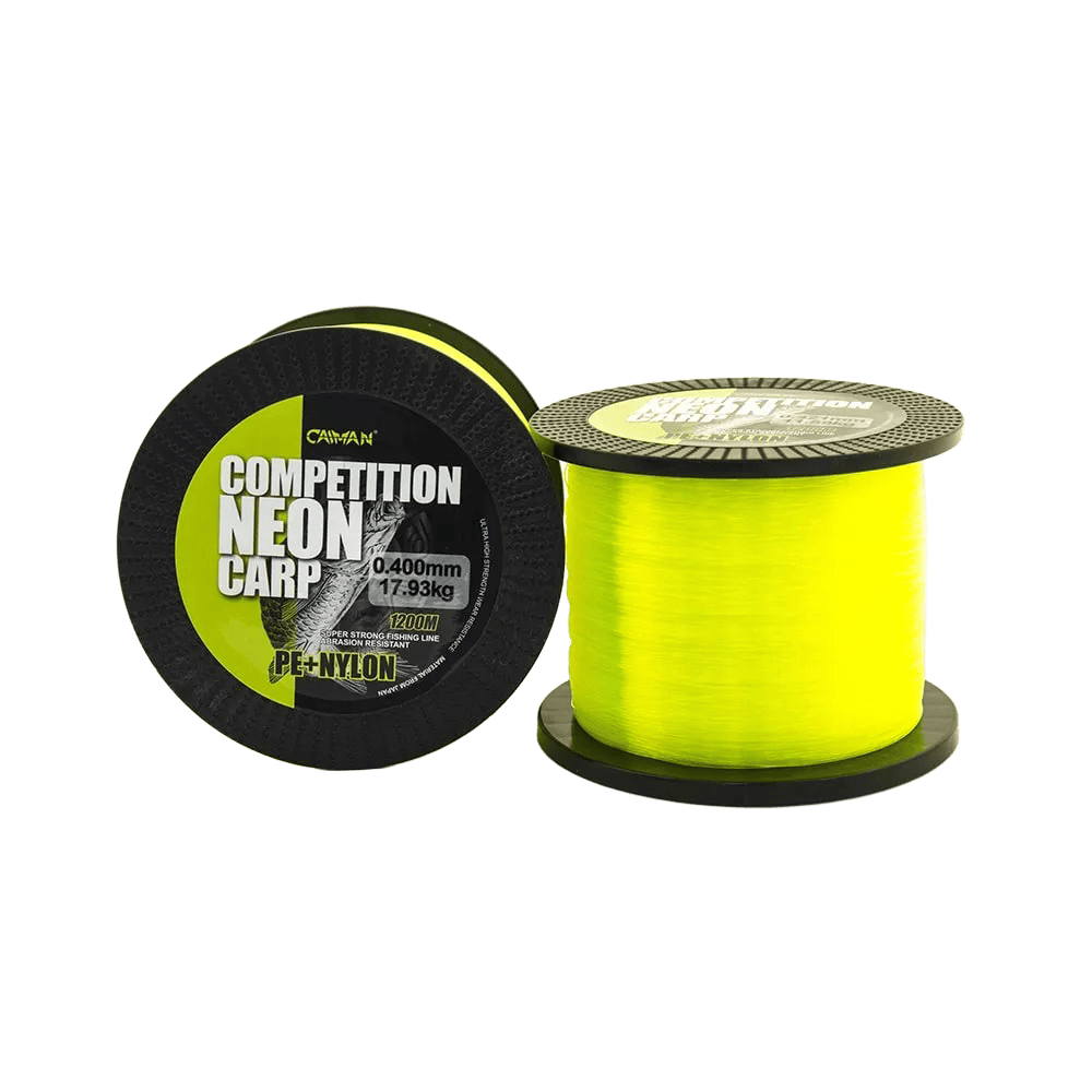 Леска Caiman Competition Neon Carp 1200м green 0,40мм - фото 1