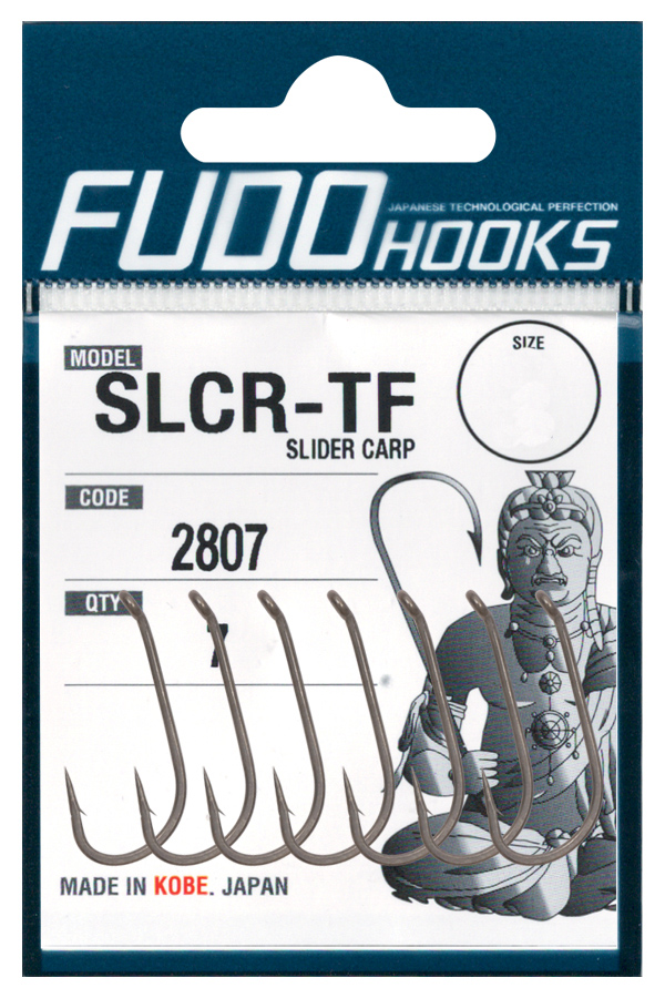 Крючки Fudo Slider Carp SLCR-TF 2807 TF №4  - фото 1