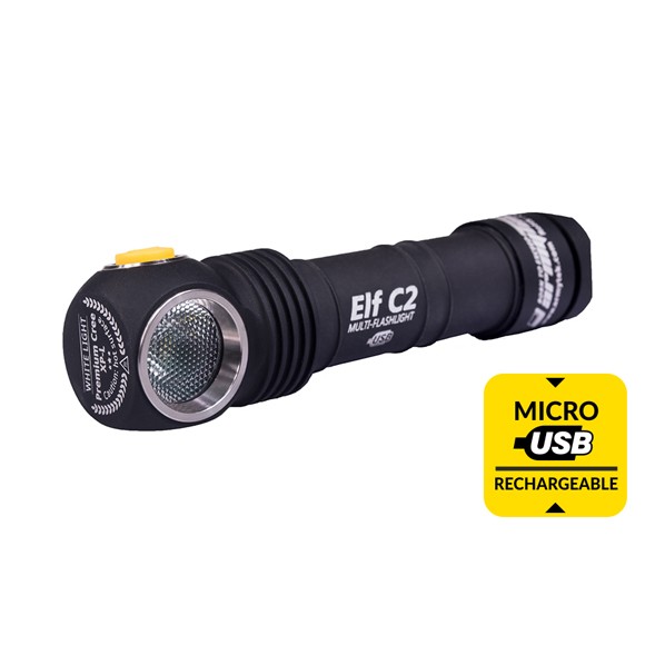 Фонарь Armytek Elf C2 XP-L micro USB теплый - фото 1