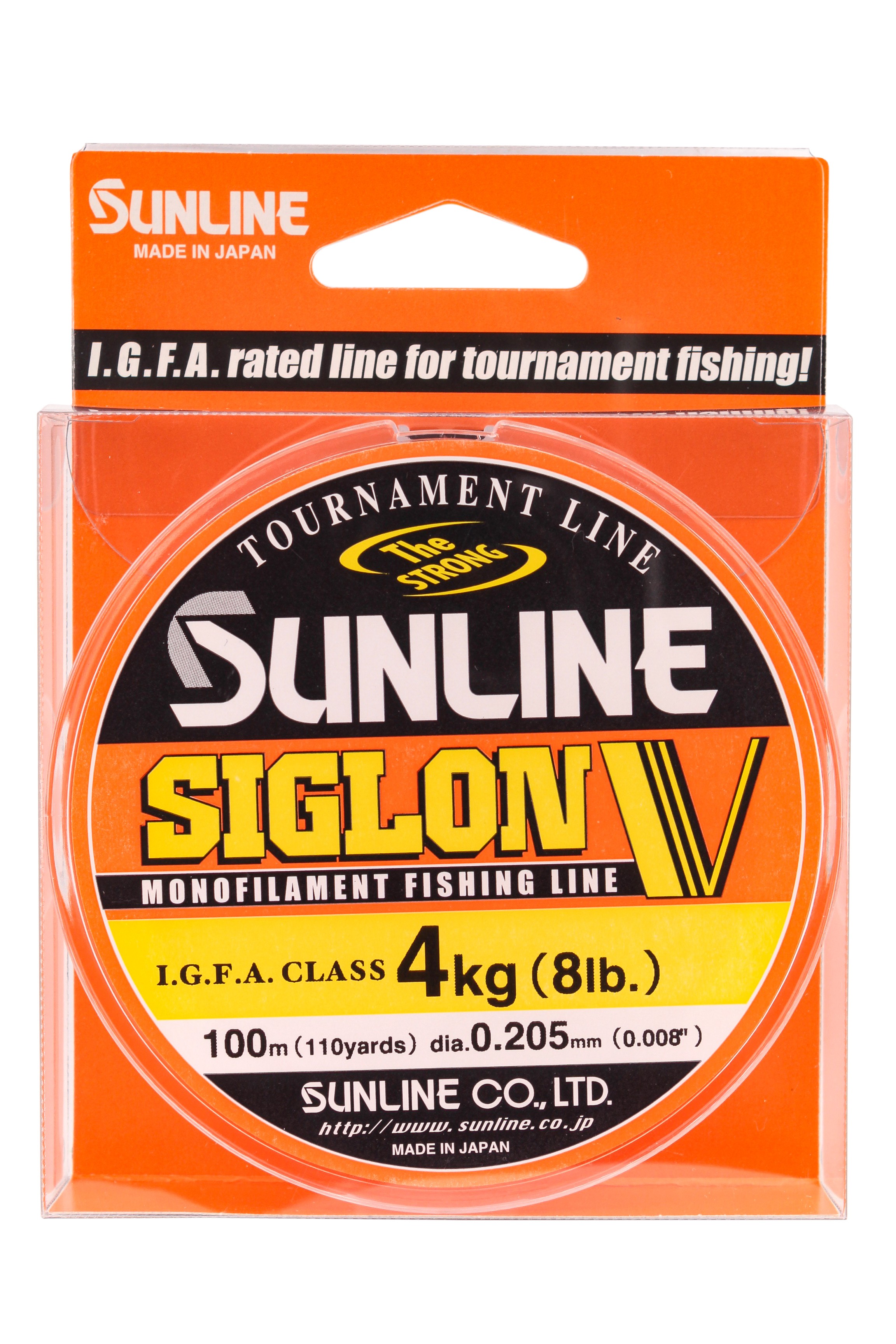 Леска Sunline Siglon V clear 100м 0,205мм 4кг