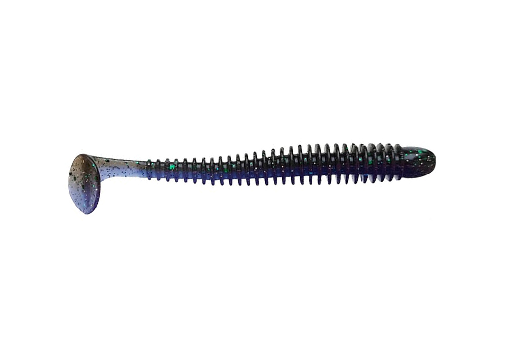 Приманка Crazy Fish Vibro worm 4'' 75-100-50d-6  - фото 1