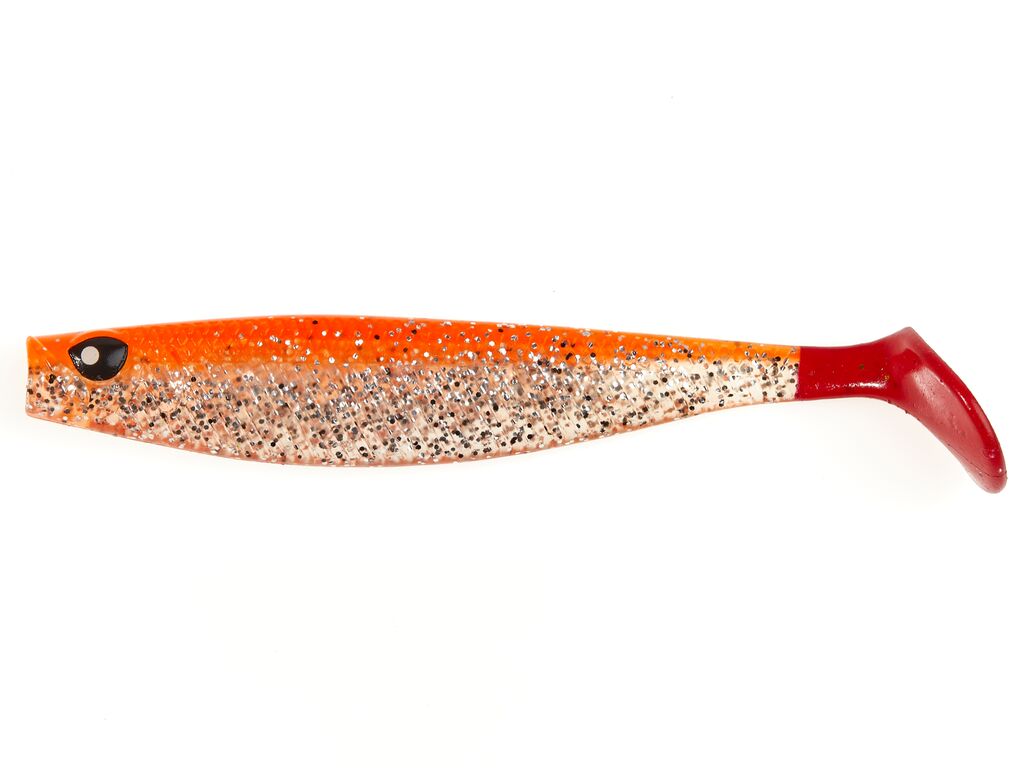 Приманка Lucky John Red Tail Shad 3,5&quot; PG32 5шт в уп - фото 1