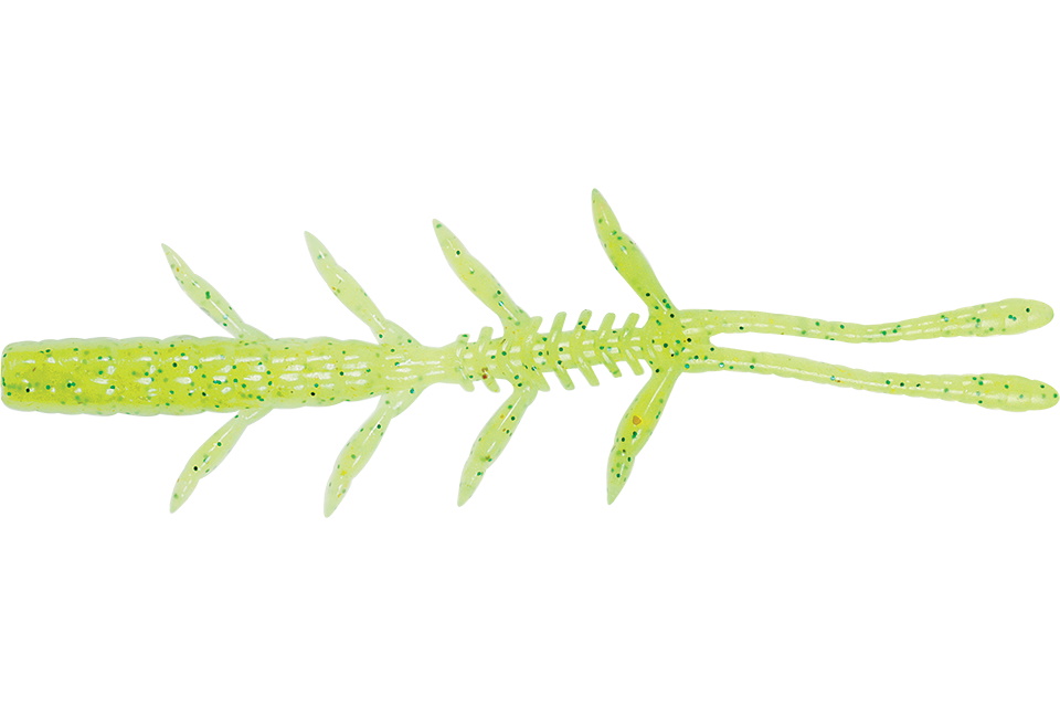 Приманка Jackall Scissor Comb 3,8" (7 шт) glow chartreuse shad - фото 1