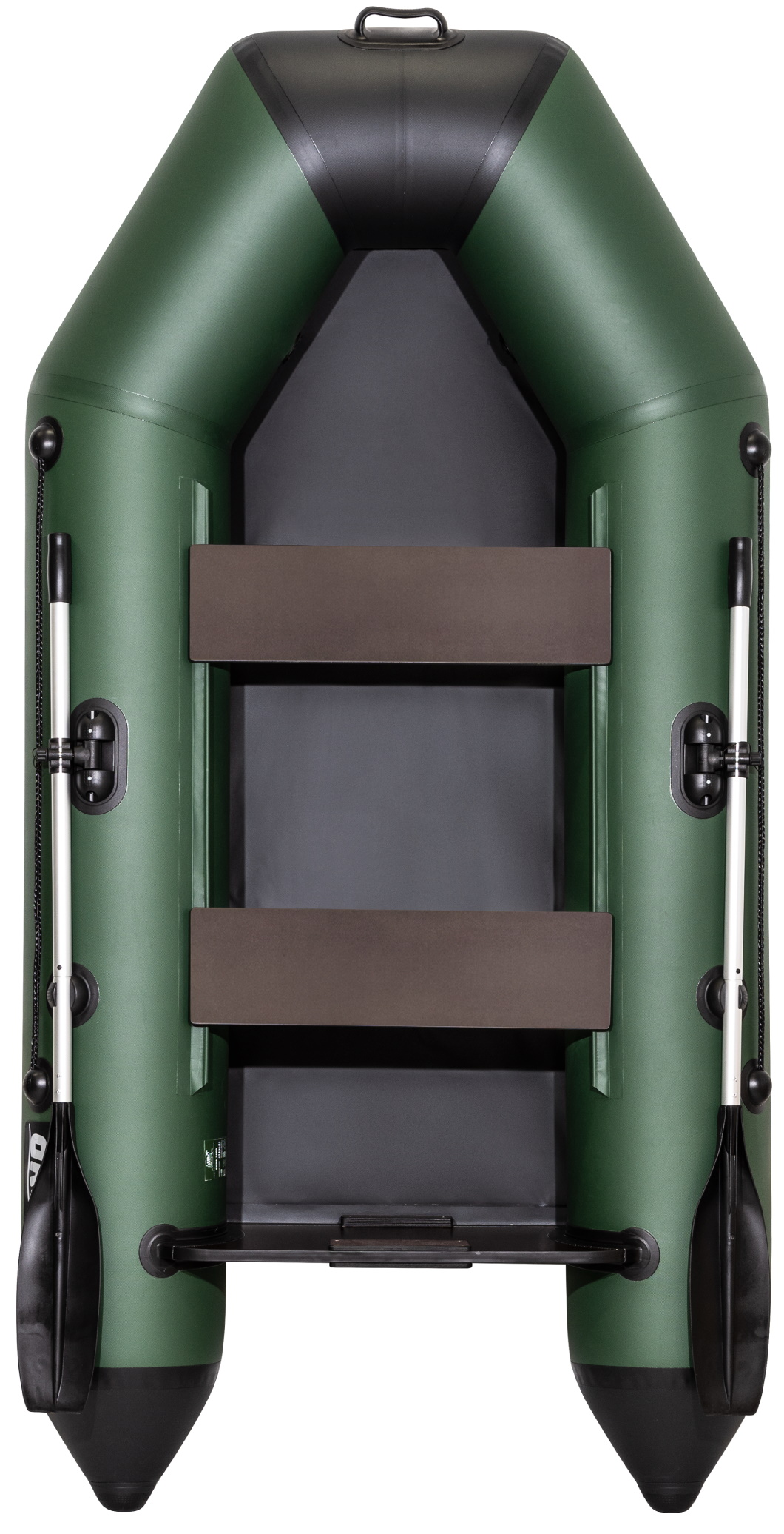 Лодка Мастер лодок Аква 2600 зеленый/черный - фото 1