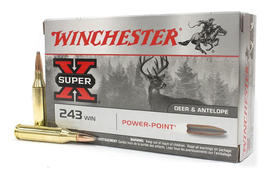 Патрон 243Win Winchester Super X Power-Point 6,48г.