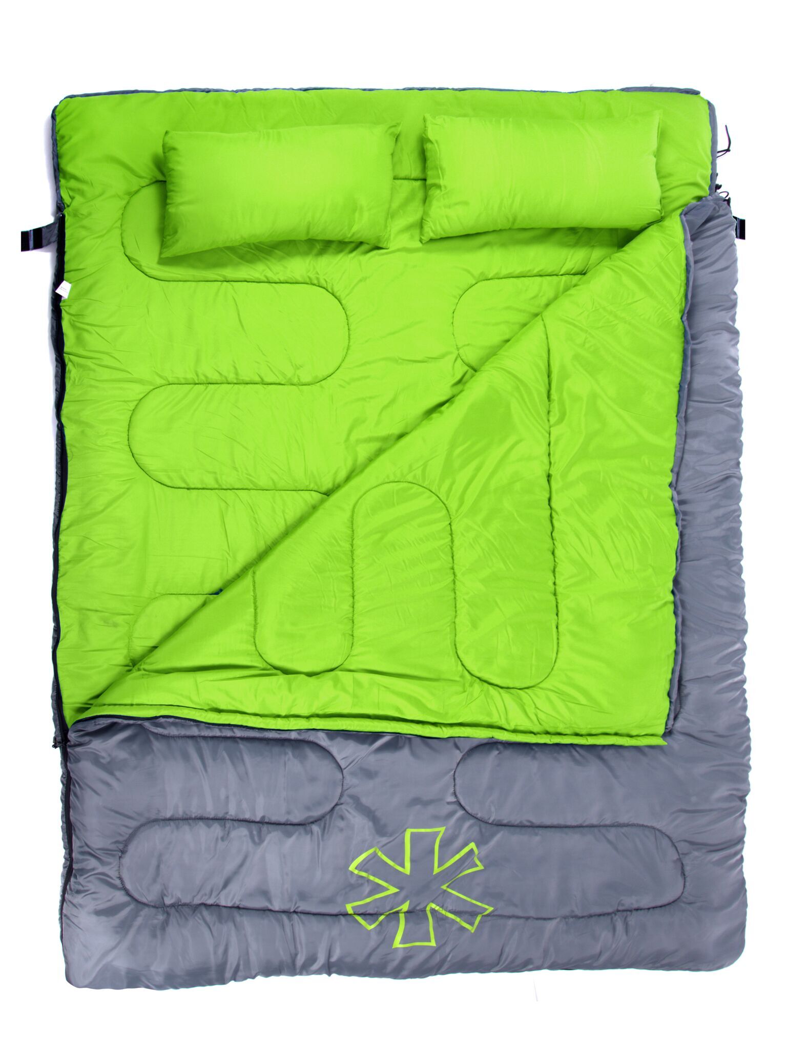 Спальник Norfin Alpine comfort одеяло double 250 green - фото 1