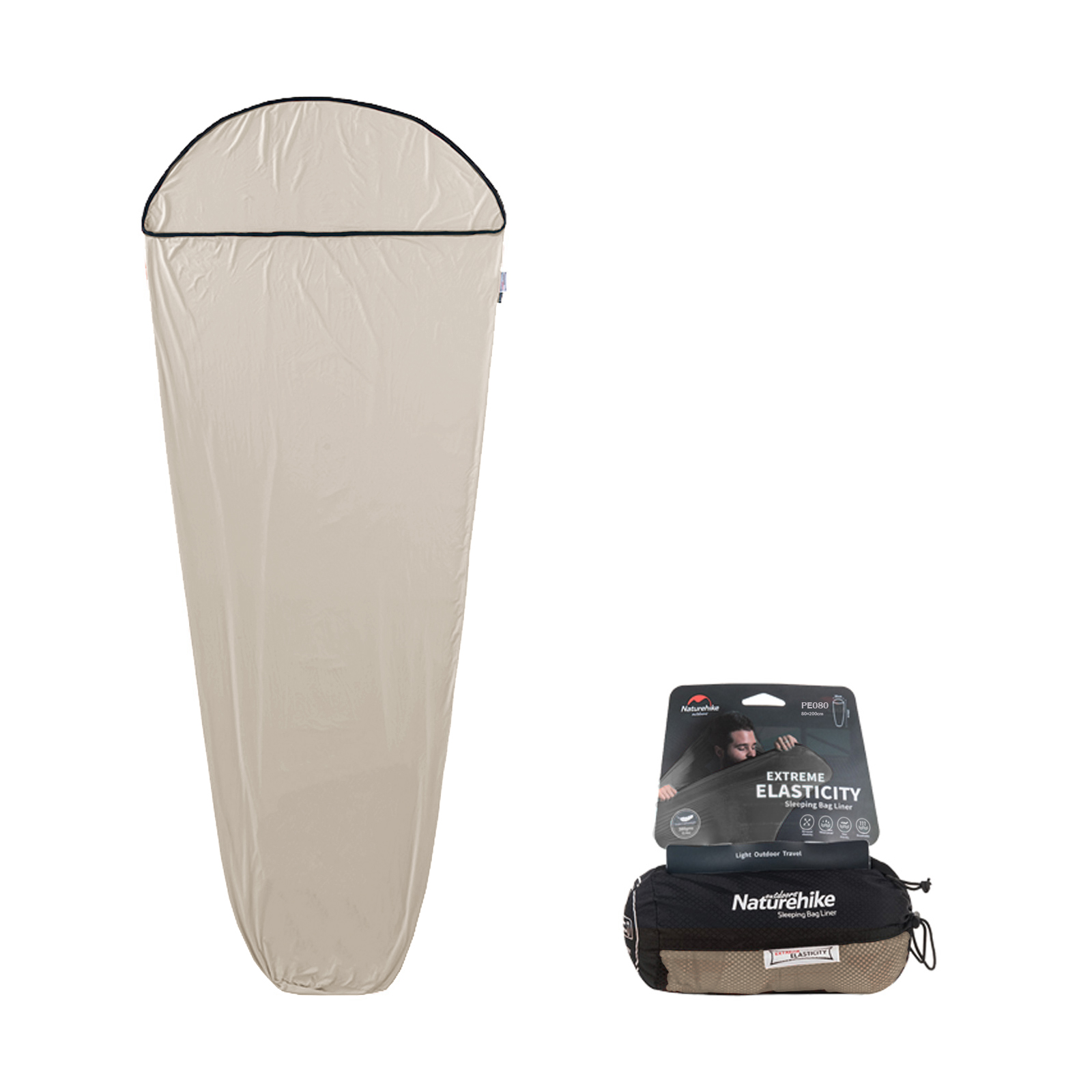 Вкладыш в Спальник Naturehike NH17N002-D бежевый - фото 1