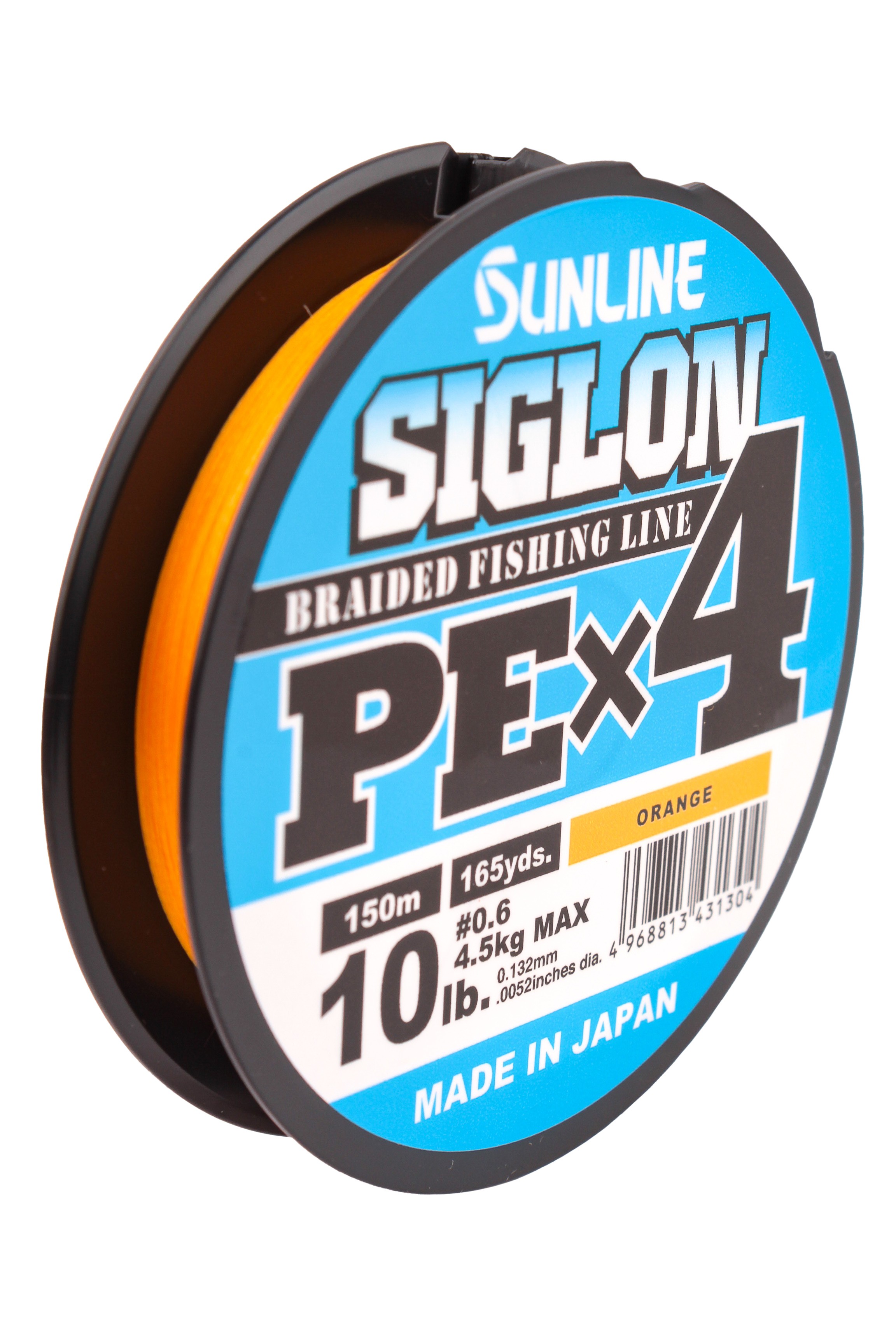 МП Шнур Sunline Siglon PEх4 orange 150м 0,6 10lb - фото 1
