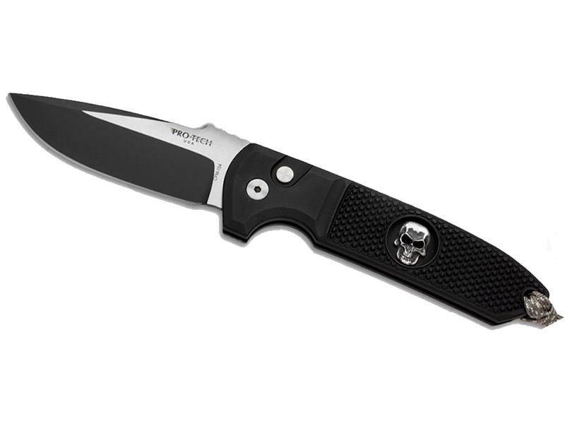 Нож Pro-Tech Rockeye череп темляк 2х тоновый
