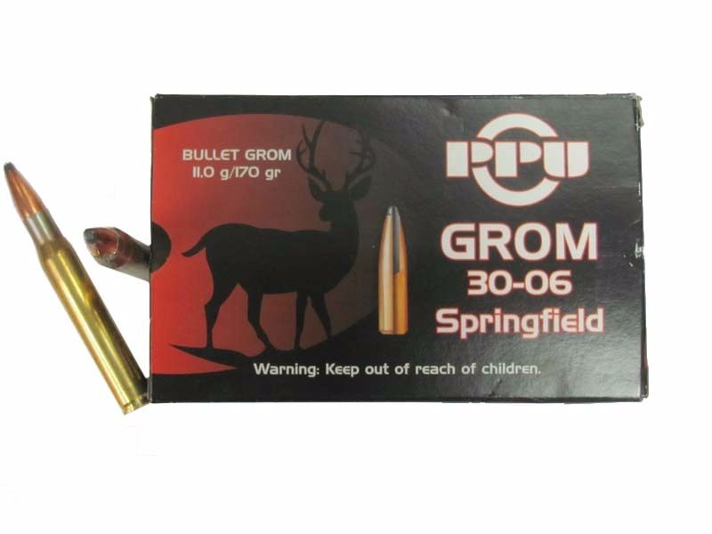 Патрон 30-06Sprg PPU Z-Grom 11,0г