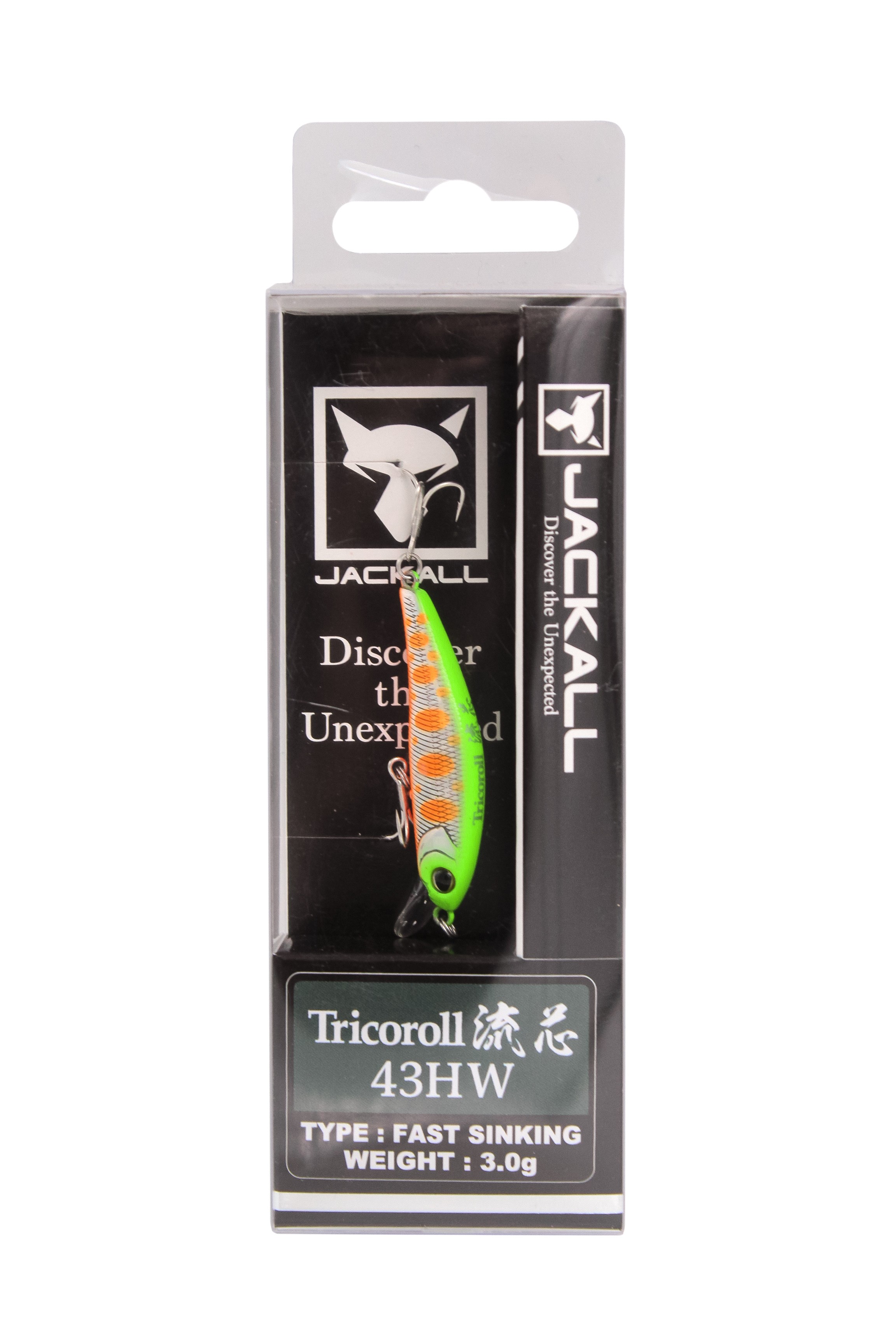 Воблер Jackall Tricoroll Ryushin 43HW lime yamame - фото 1