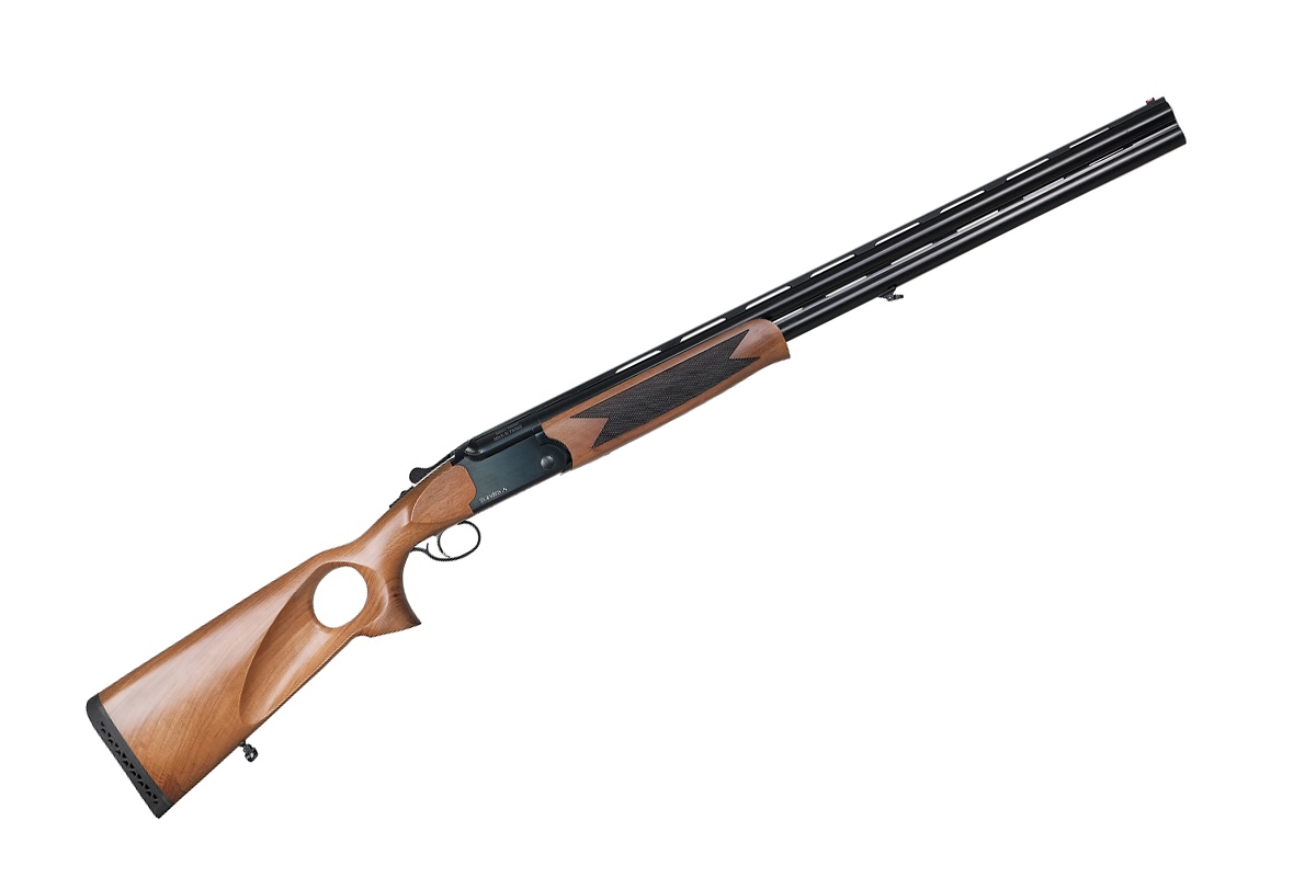 Ружье Kral Tundra A 12x76 орех 710мм с/к thumbhole черный - фото 1