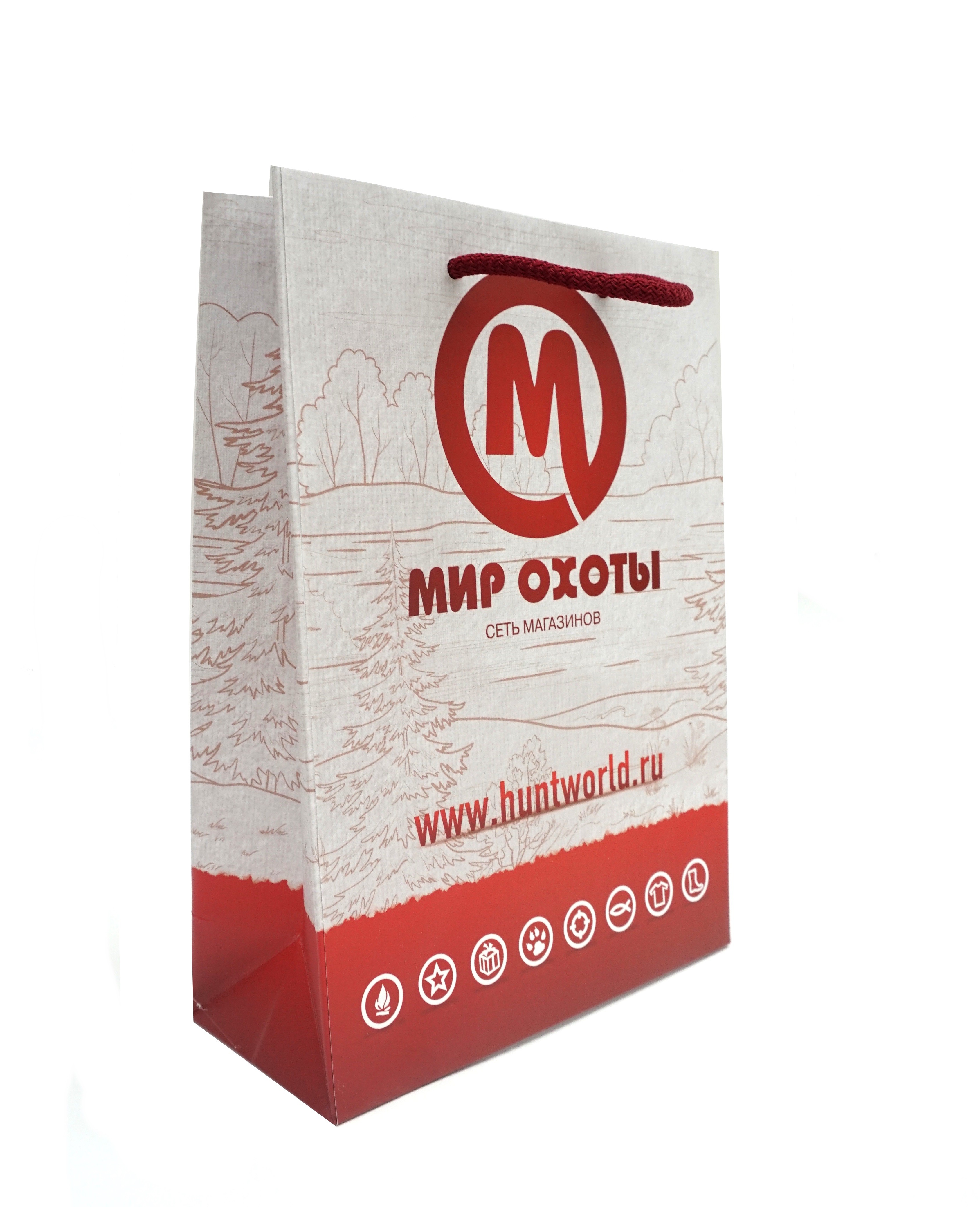 Пакет Мир охоты малый подарочный - фото 1