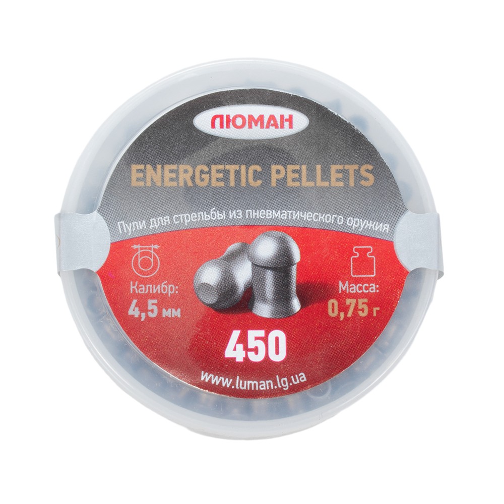 МП Пуля пневм. "Energetic pellets", 0,75 г. 4,5 мм. (450 шт.) (36 в упаковке) - фото 1