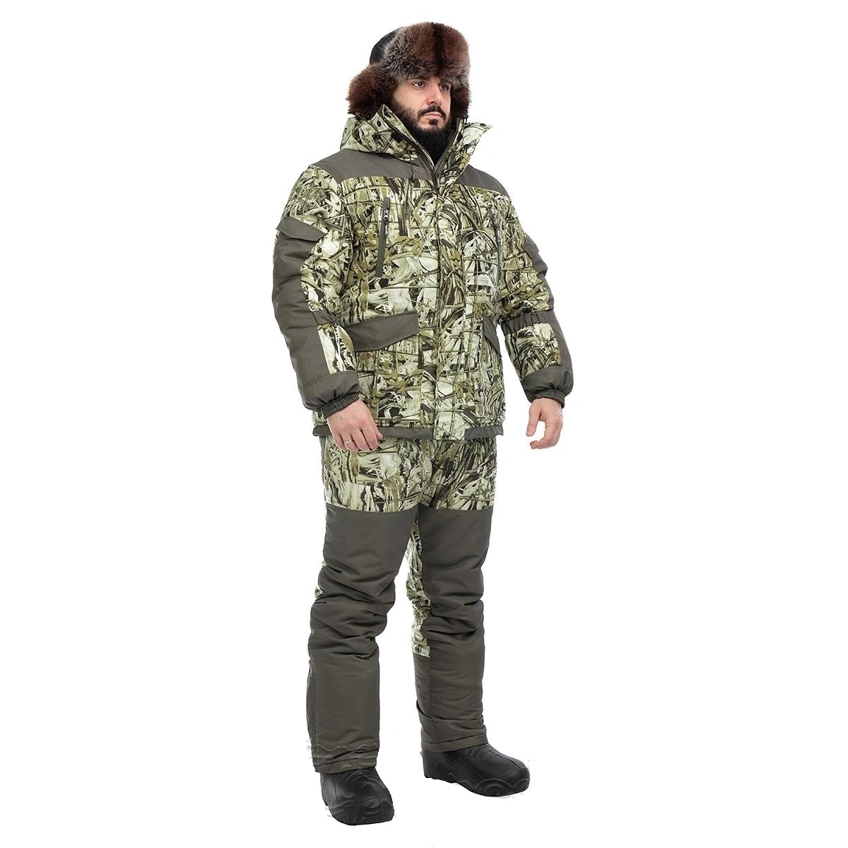 Костюм Helios Горка-1 полукомбинезон зимний камыш - фото 1