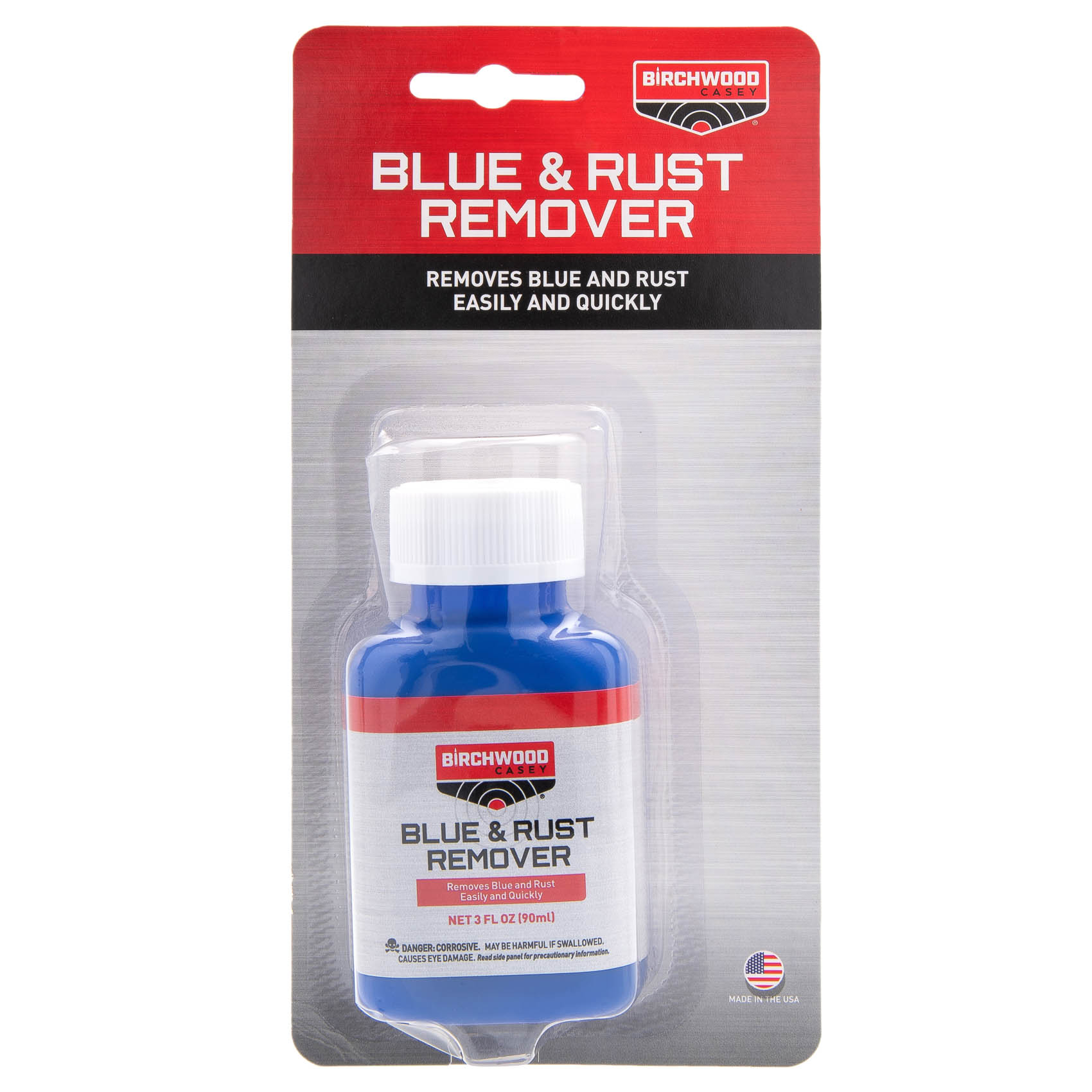 МП Средство Birchwood Blue & Rust Remover для удаления ржавчины и воронения 90мл - фото 1