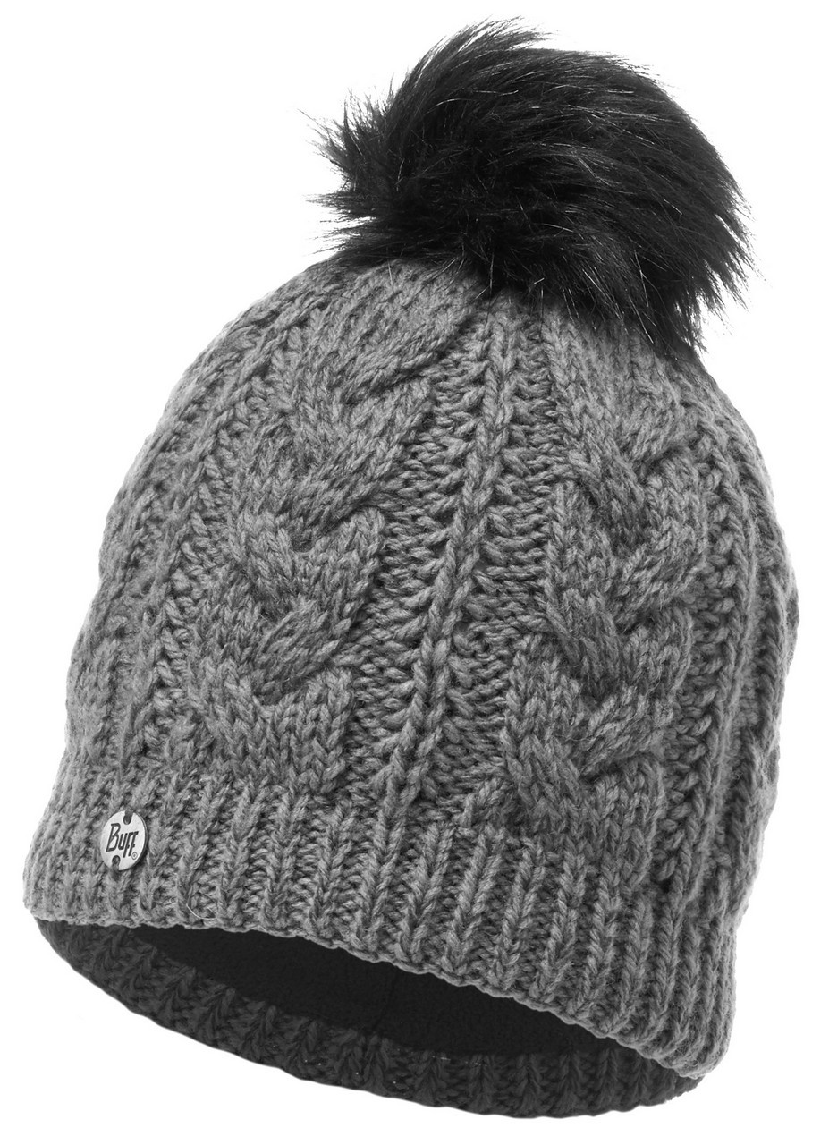 Шапка Buff Knitted&Polar hat darla grey pewter - фото 1