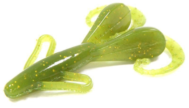 Приманка Reins Hog tiny 2'' цв. 035 green sparkling уп 10шт - фото 1