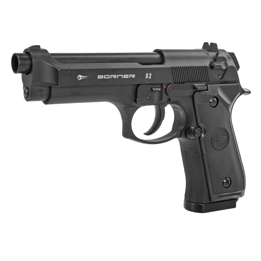 Пистолет Borner 92 Blowback Beretta 4,5мм - фото 1
