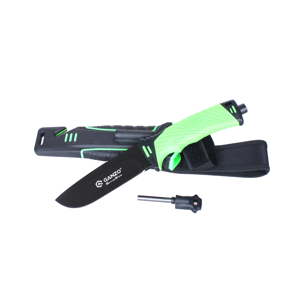 Нож Ganzo G8012-LG светло-зеленый - фото 1