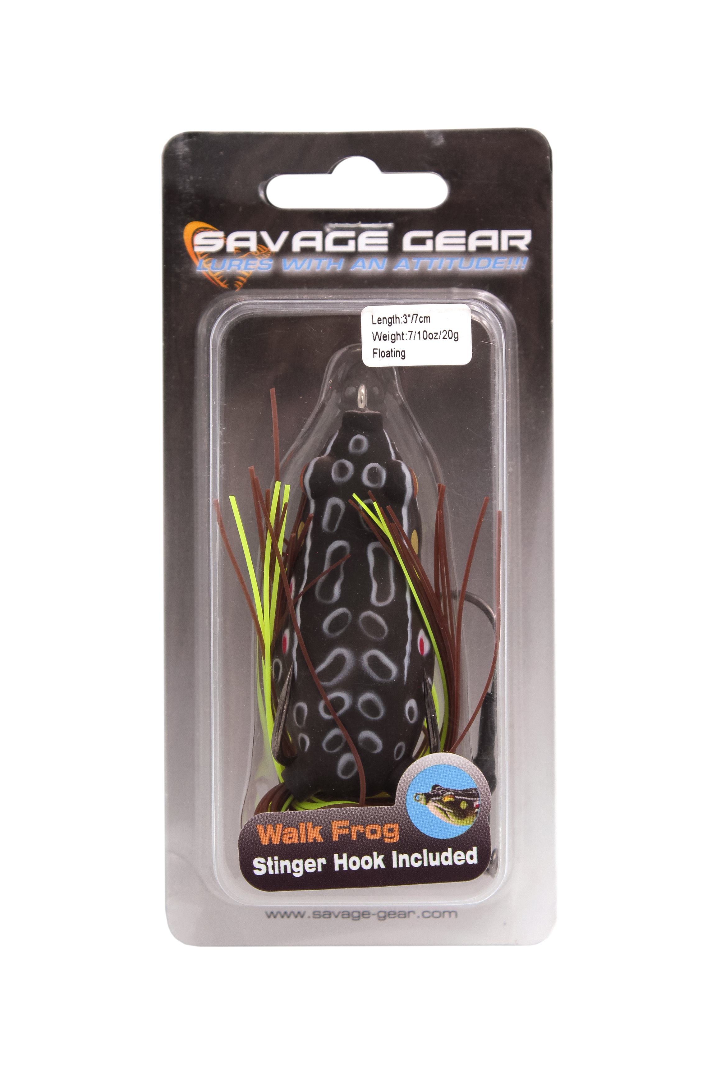 Воблер Savage Gear 3D Walk Frog 70 20гр Brown лягушка купить в