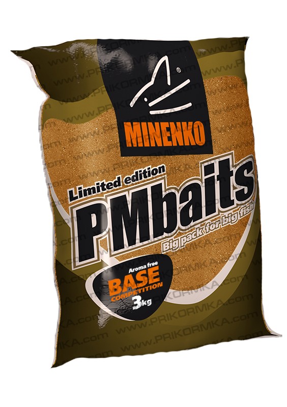 Прикормка MINENKO PMbaits Big pack base 3кг com aroma free - фото 1