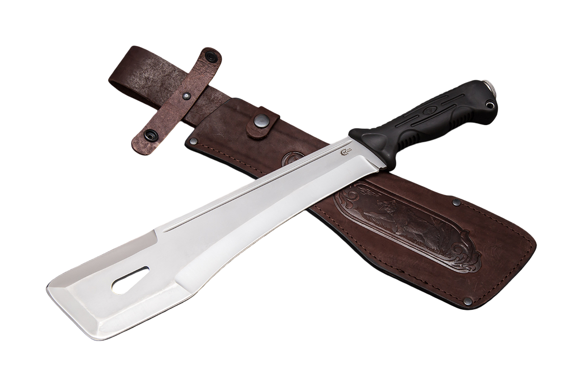 Мачете №2.1 ИП СЕМИНА сталь 65х13 Elastron - фото 1