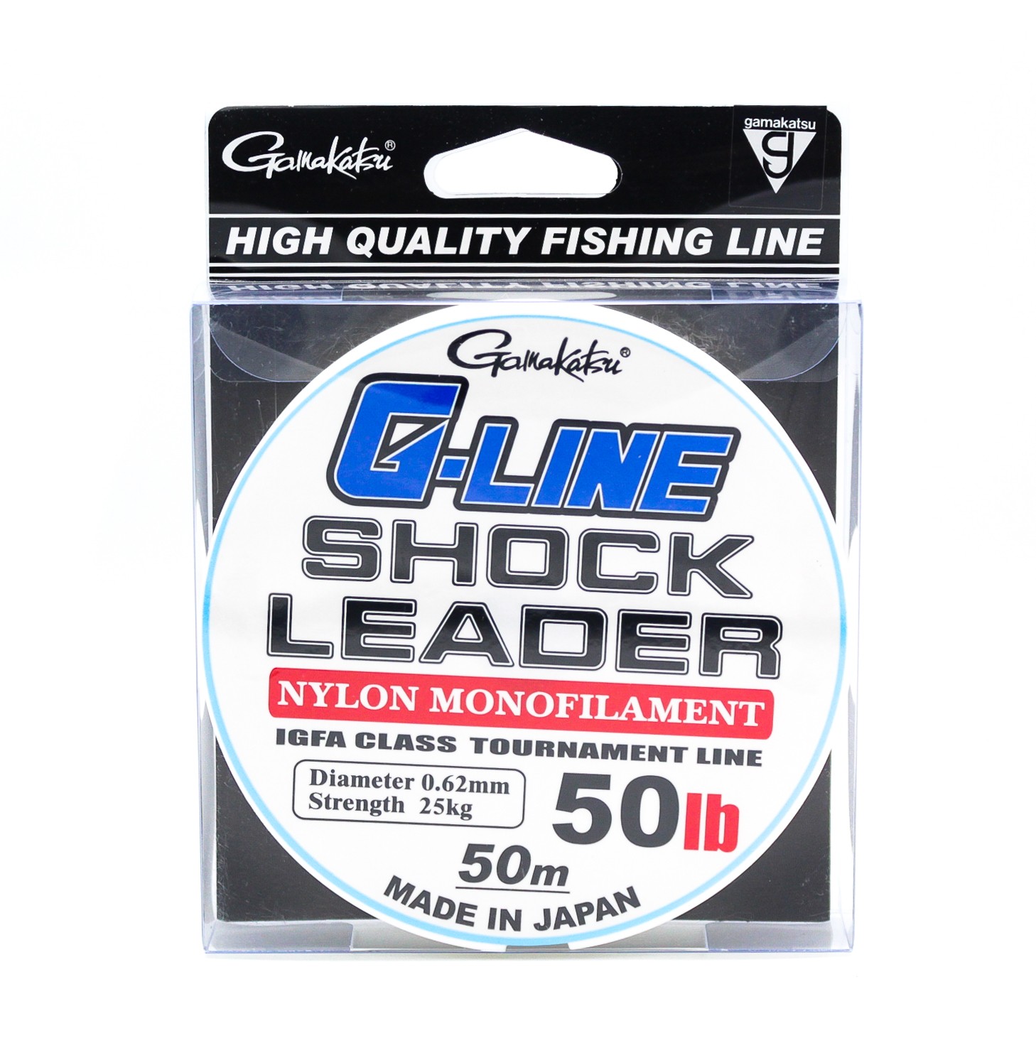 Леска Gamakatsu G-Line shock leader 0,62мм 50м - фото 1