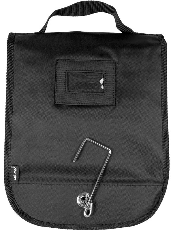 Косметичка Mil-tec Waschzeugtasche m.spiegel black - фото 1