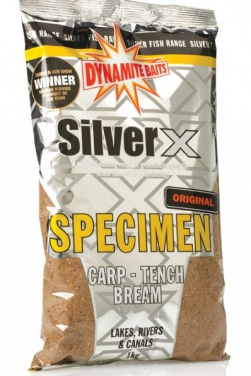 Прикормка Dynamite Baits Silver X 1кг крупная рыба - фото 1