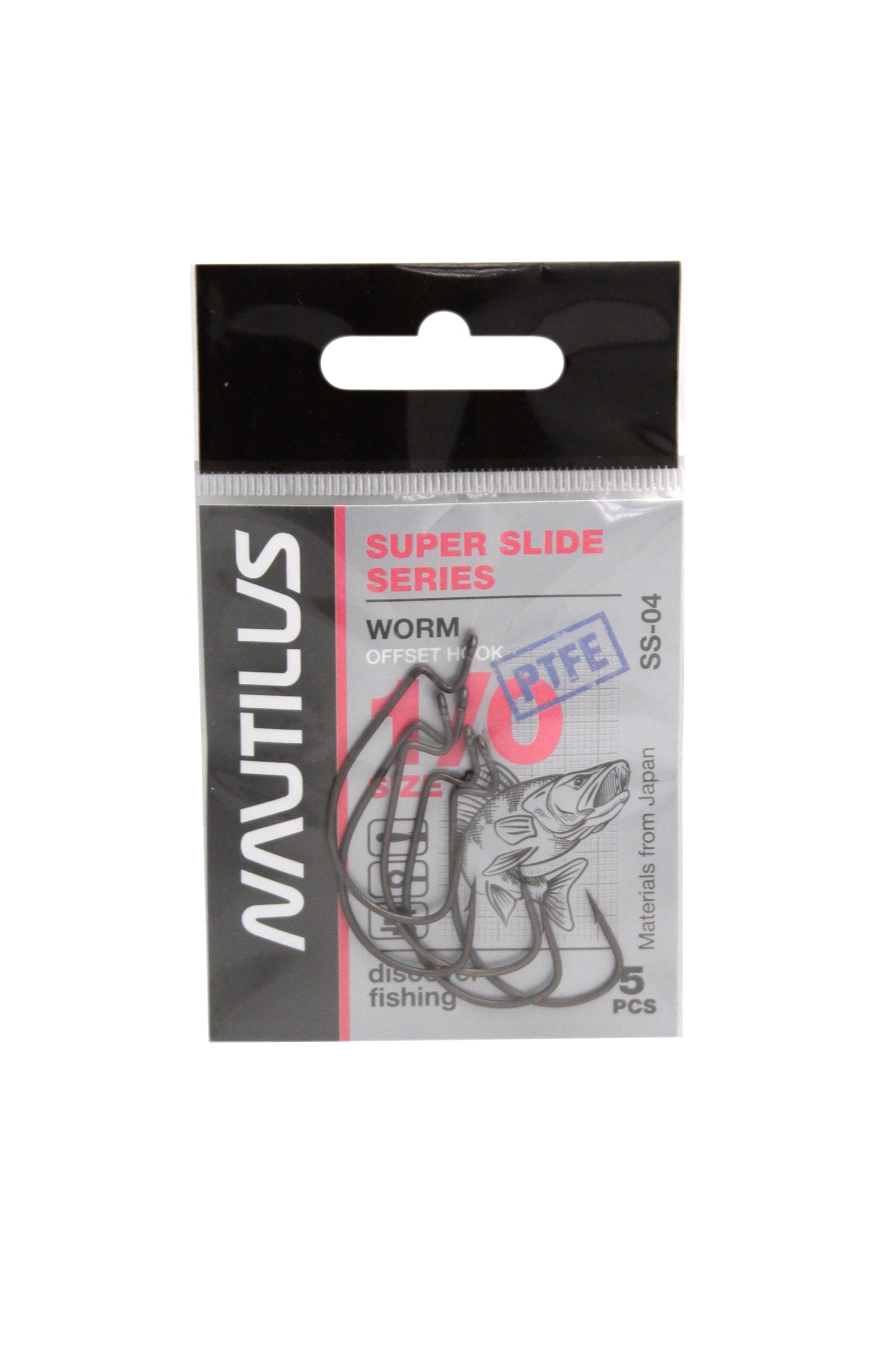 Крючок Nautilus Offset Super Slide SS-04PTFE №1/0 - фото 1