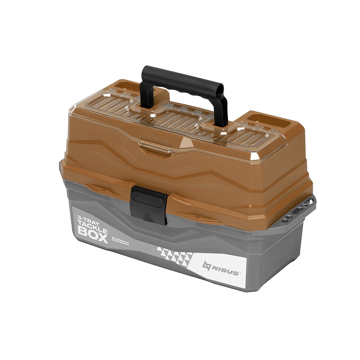 МП Ящик для снастей Tackle Box трехполочный золотой (N-TB-3-GO) NISUS - фото 1