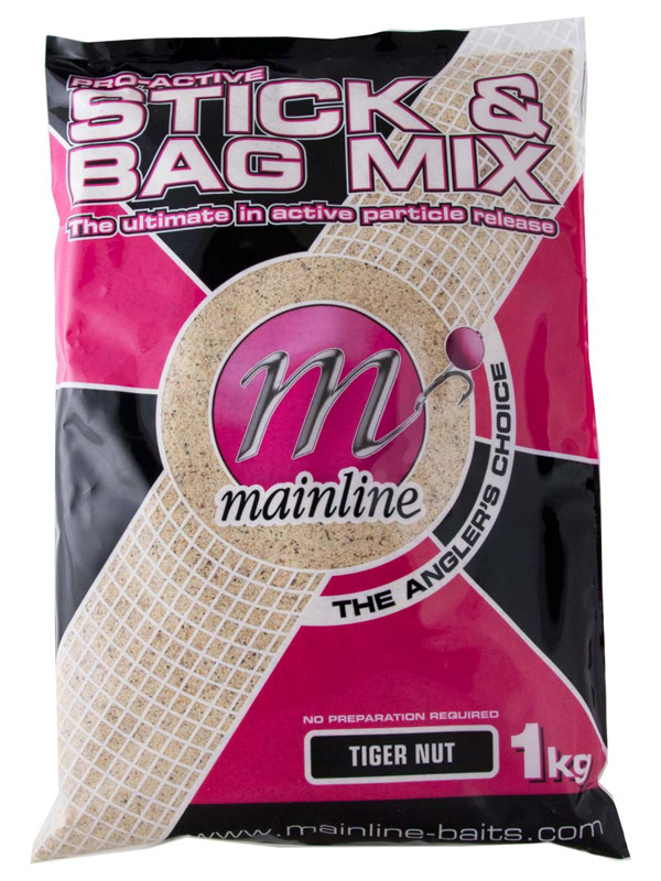 Прикормка Mainline Pro-active bag & stick mix 1кг tigernut - фото 1