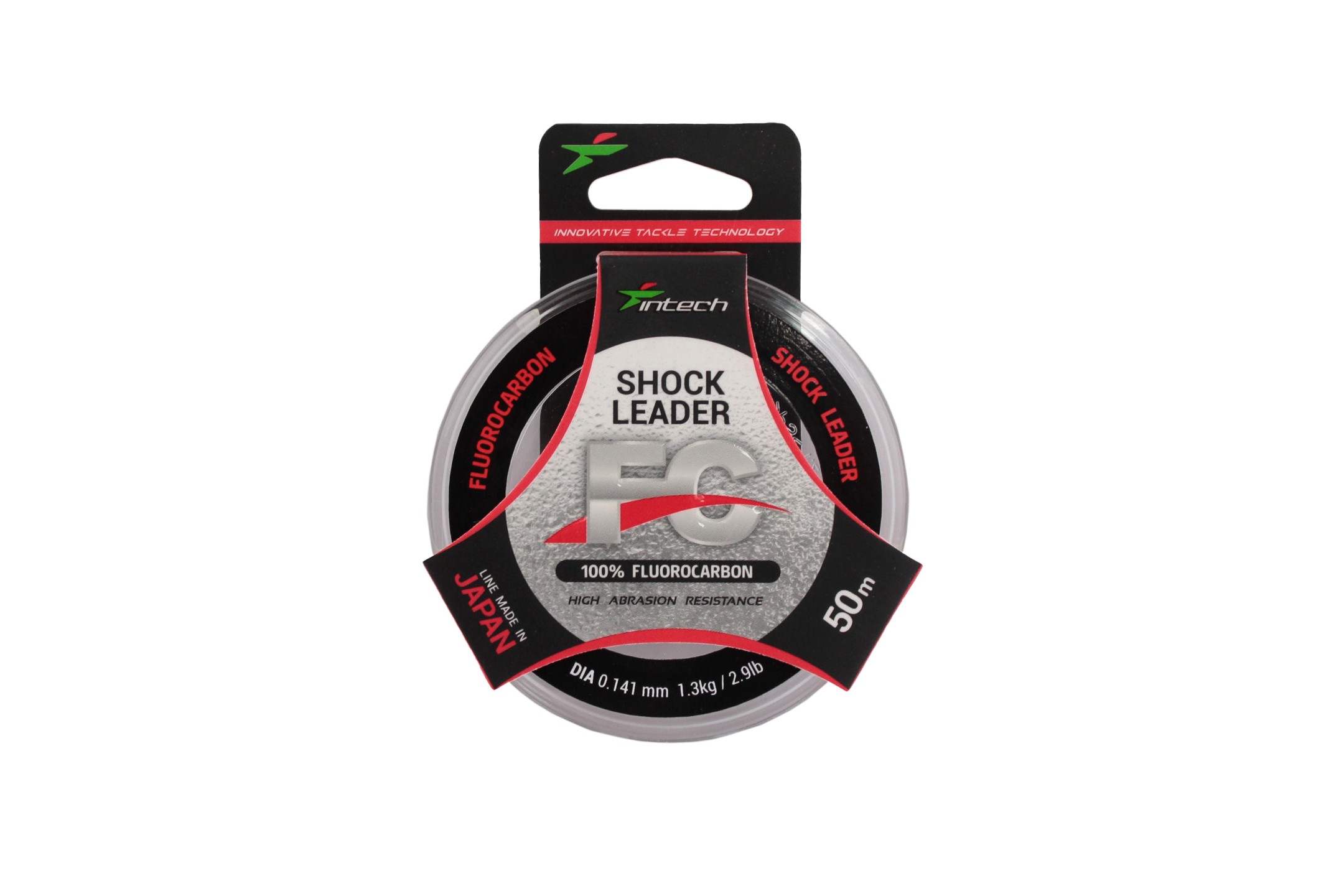 Леска Intech FC Shock Leader 50м 0.141мм 1.3кг 2.9lb - фото 1