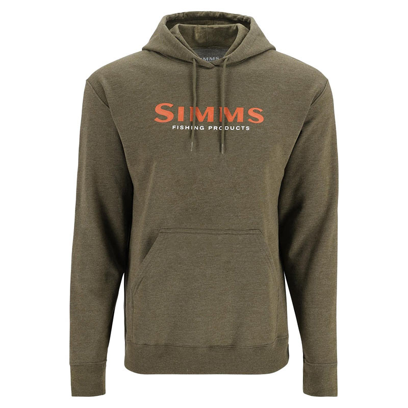 Толстовка Simms Logo Hoody Military Heather  - фото 1