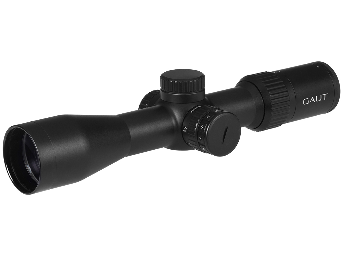 Прицел Gaut Amber 3-12x40 SF 27 Mil-Dot красная 30мм 1/4 МОА - фото 1