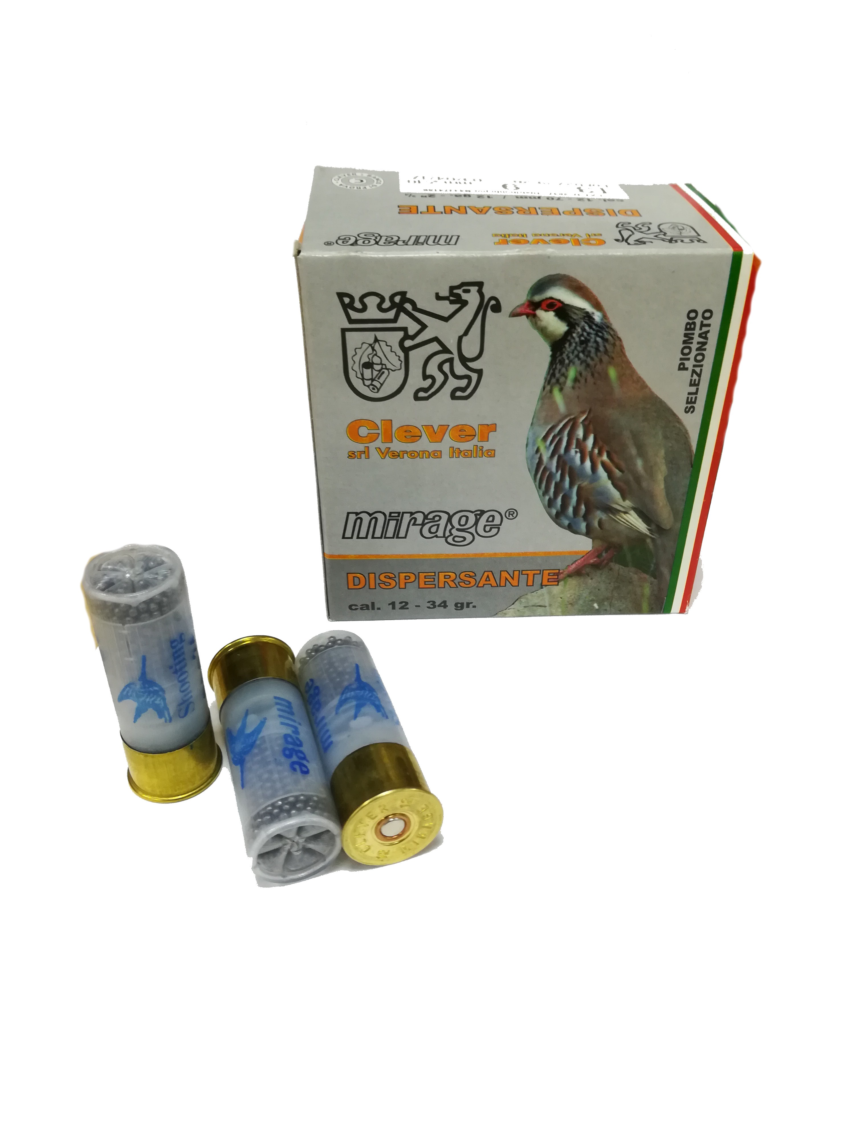 Патрон 12х70 Clever 9 Dispersante 34gr - фото 1